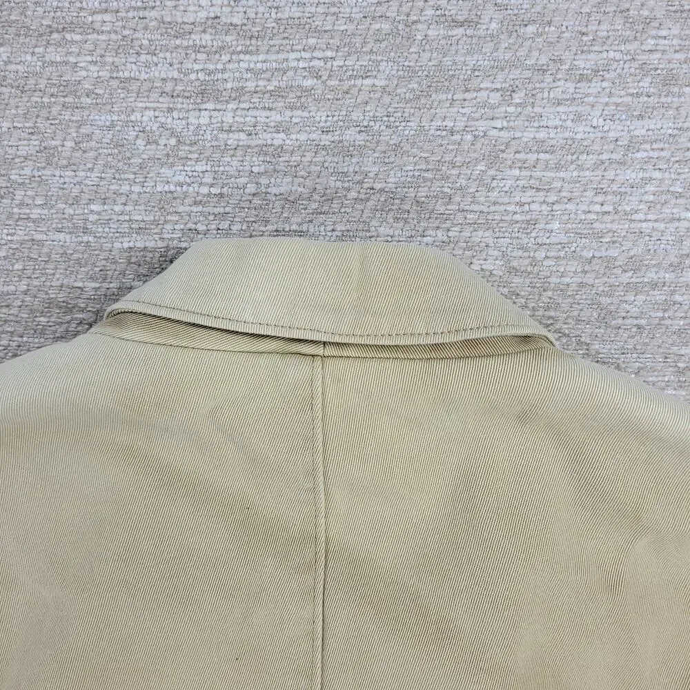 Vintage Polo Ralph Lauren 3 Button Blazer Jacket Mens 42R Khaki Tan Cotton Twill - Picture 5 of 16